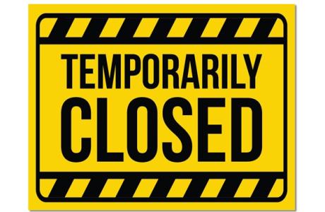 Temporarily closed