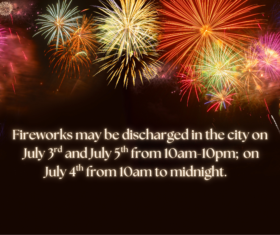 Firework ordinance